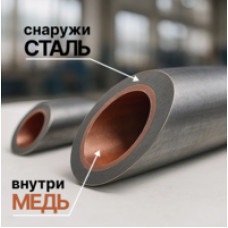 Биметаллическая труба 10x2 мм Ст20-М3р ГОСТ 22786-77