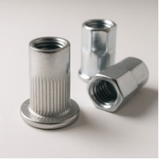 Заклепка-гайка ОЦ М8 плоская головка кор. 1 кг